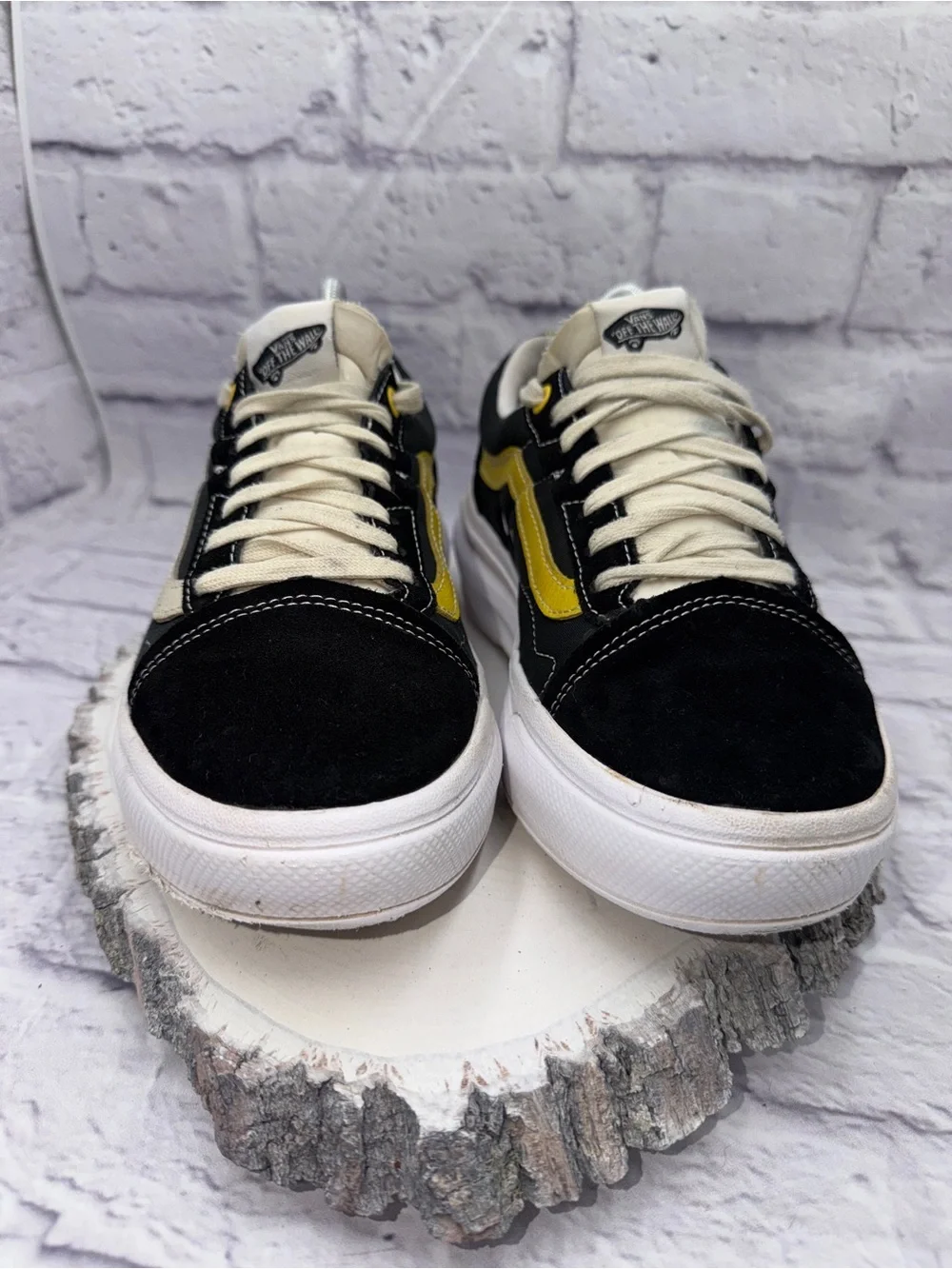 VANS Old Skool Overt CC Skater Shoes Sneakers Black Mens Size 7 Wmns Size 8.5